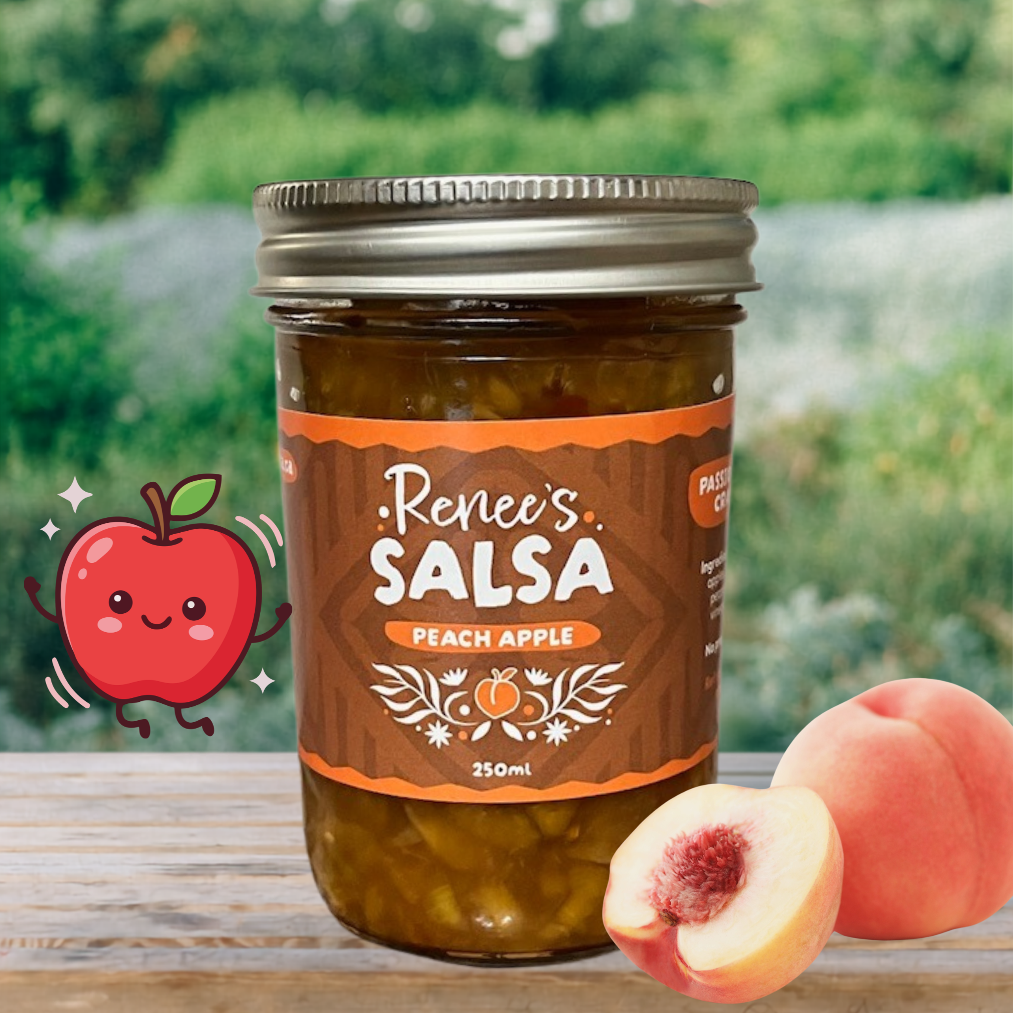PEACH APPLE SALSA